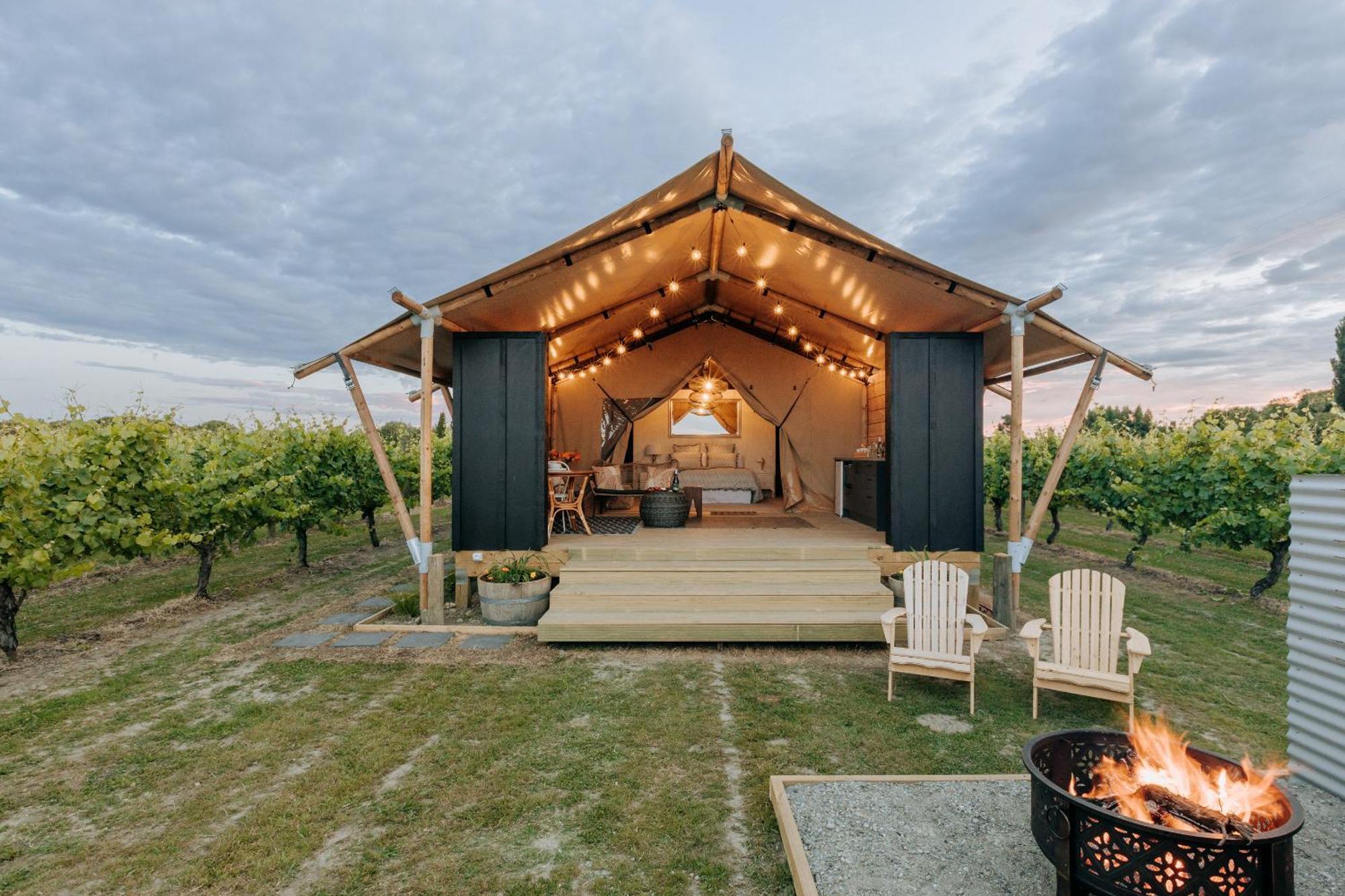 Villas & Vines Glamping Hastings Exterior photo